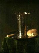 simon luttichuys Still life with a silver beaker oil on canvas